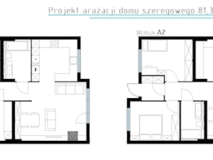 Projekty funkcjonalne - Domy, styl skandynawski - zdjęcie od KROPKA Design
