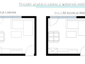 Projekty funkcjonalne - Salon, styl nowoczesny - zdjęcie od KROPKA Design