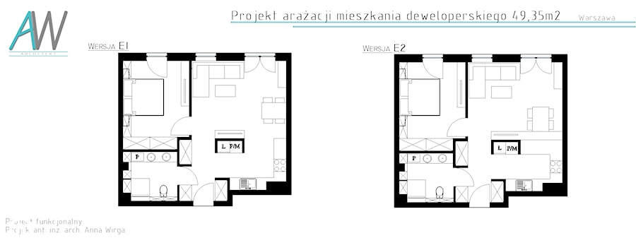 Projekty funkcjonalne - Nowoczesne domy, styl nowoczesny - zdjęcie od KROPKA Design