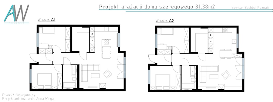 Projekty funkcjonalne - Nowoczesne domy, styl nowoczesny - zdjęcie od KROPKA Design