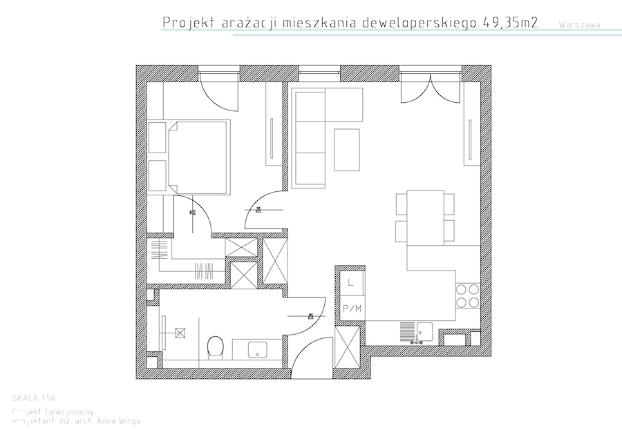 Projekty funkcjonalne - Nowoczesne domy, styl nowoczesny - zdjęcie od KROPKA Design