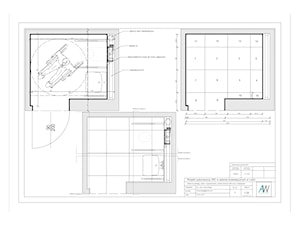 Projekty wykonawcze - Łazienka, styl skandynawski - zdjęcie od KROPKA Design