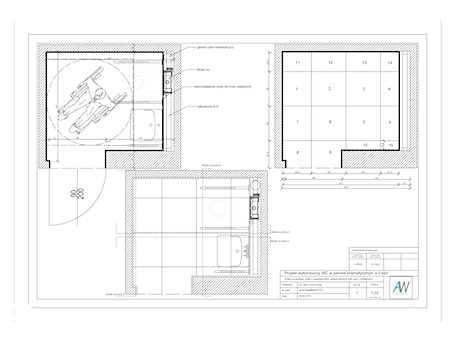 Aranżacje wnętrz - Łazienka: Projekty wykonawcze - Łazienka, styl skandynawski - KROPKA Design. Przeglądaj, dodawaj i zapisuj najlepsze zdjęcia, pomysły i inspiracje designerskie. W bazie mamy już prawie milion fotografii!