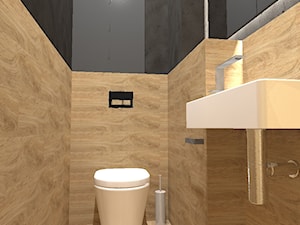 WC 1,94m2 Wrocław - Łazienka, styl nowoczesny - zdjęcie od KROPKA Design