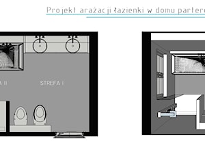 Projekty funkcjonalne - Łazienka - zdjęcie od KROPKA Design