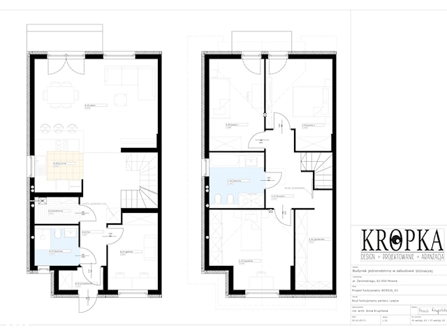 Projekt funkcjonalny domu 120m2 Mosina