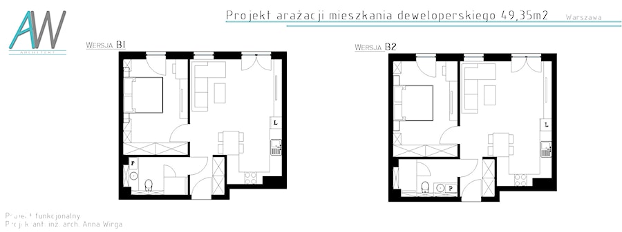 Projekty funkcjonalne - Nowoczesne domy, styl nowoczesny - zdjęcie od KROPKA Design