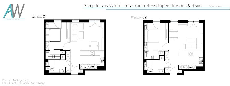 Projekty funkcjonalne - Nowoczesne domy, styl nowoczesny - zdjęcie od KROPKA Design