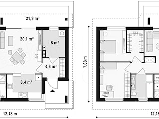 Moje propozycje zmian w projektach domów/ mieszkań