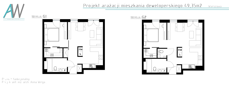 Projekty funkcjonalne - Nowoczesne domy, styl nowoczesny - zdjęcie od KROPKA Design