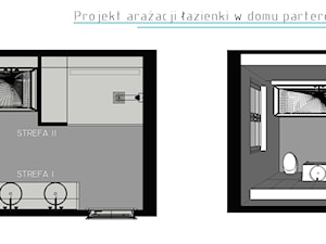 Projekty funkcjonalne - Łazienka - zdjęcie od KROPKA Design