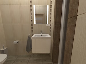 WC wersja B 2,32m2 Gdańsk - Łazienka, styl tradycyjny - zdjęcie od KROPKA Design