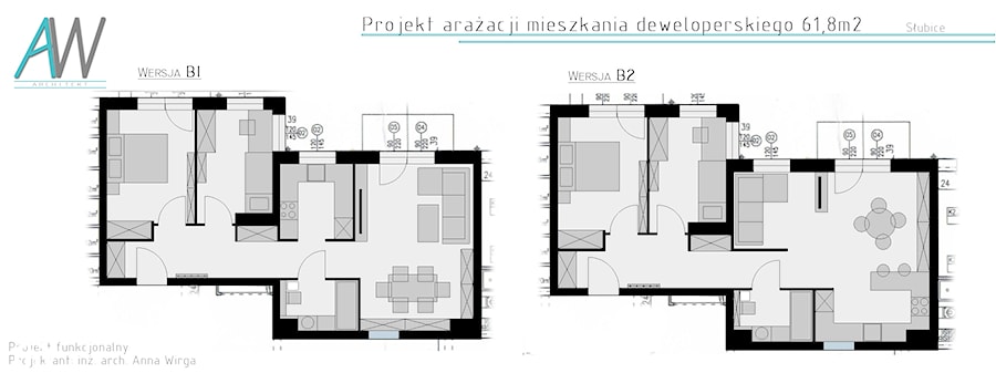 Projekty funkcjonalne - Domy - zdjęcie od KROPKA Design