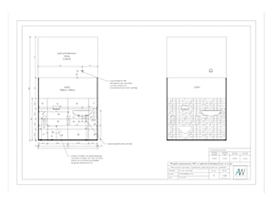 Projekty wykonawcze - Łazienka, styl nowoczesny - zdjęcie od KROPKA Design