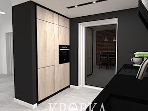 Kuchnia 12,47m2 Wrocław - Kuchnia, styl nowoczesny - zdjęcie od KROPKA Design