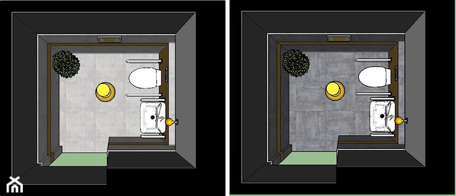 Projekt salonu kosmetycznego 95,85m2 Barciński Park Apartamenty Łódź - Łazienka, styl nowoczesny - zdjęcie od KROPKA Design