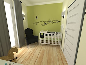 Pokój niemowlaka 7,86m2 Brzeg - Pokój dziecka, styl skandynawski - zdjęcie od KROPKA Design