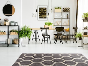 Dywany w najlepszej cenie - Średnia biała jadalnia jako osobne pomieszczenie - zdjęcie od Carpet For You