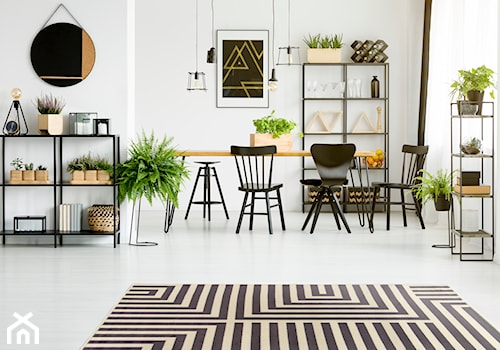 Dywany w najlepszej cenie - Średnia biała jadalnia jako osobne pomieszczenie - zdjęcie od Carpet For You