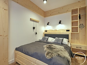 Góralska sypialnia - zdjęcie od SD Studio Projektowanie wnętrz