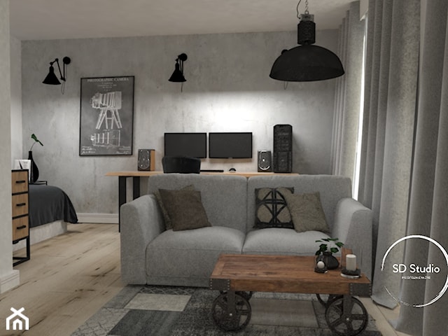 Kawalerka w stylu loft