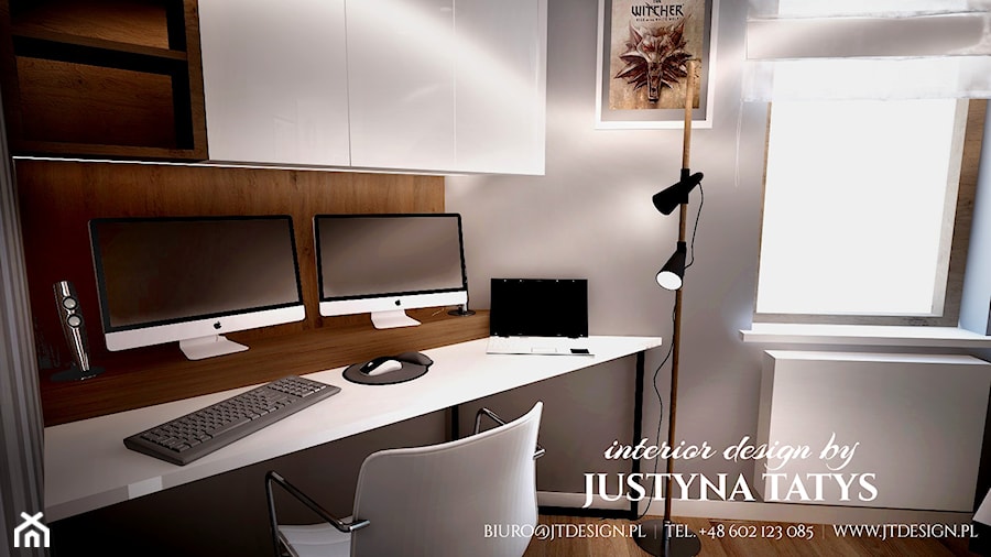 Domowe biuro - zdjęcie od JT DESIGN Justyna Tatys