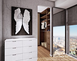 sypialnia z garderobą - zdjęcie od JT DESIGN Justyna Tatys - Homebook