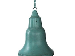 Lampa dzwon w postarzanym miętowym odcieniu - zdjęcie od Indigo Decor