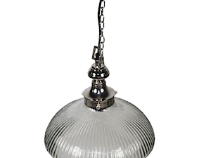 Lampa ze szklanym kloszem i metalowym łańcuchem - zdjęcie od Indigo Decor