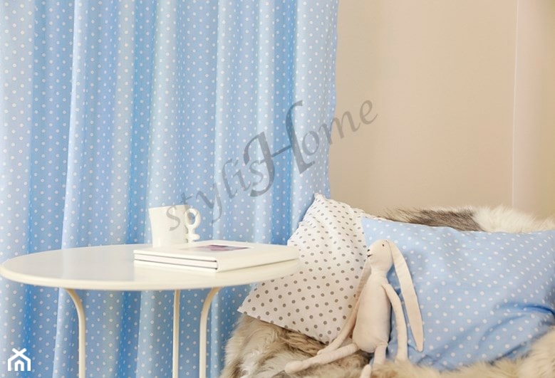 Zasłony dziecięce błękit - Pokój dziecka - zdjęcie od Stylish home - Homebook