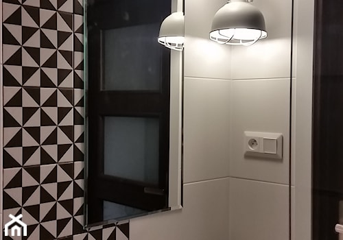 Nasza mała przestrzeń relaksu - Bez okna łazienka, styl minimalistyczny - zdjęcie od Ewi