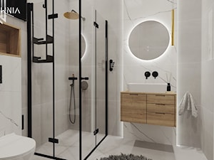 Marmurowa łazienka - zdjęcie od Wzorcownia Studio Architektury Wnętrz