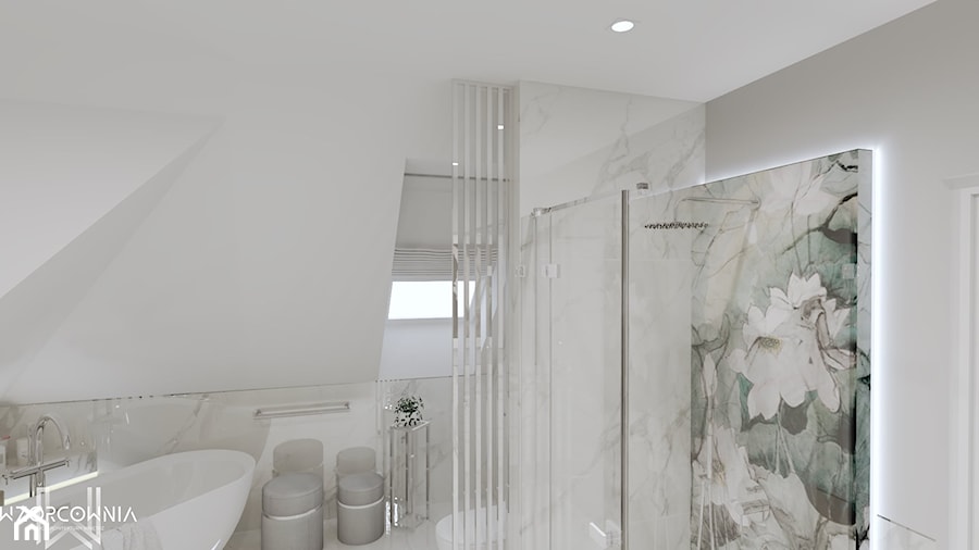 Nowojorska łazienka - zdjęcie od Wzorcownia Studio Architektury Wnętrz