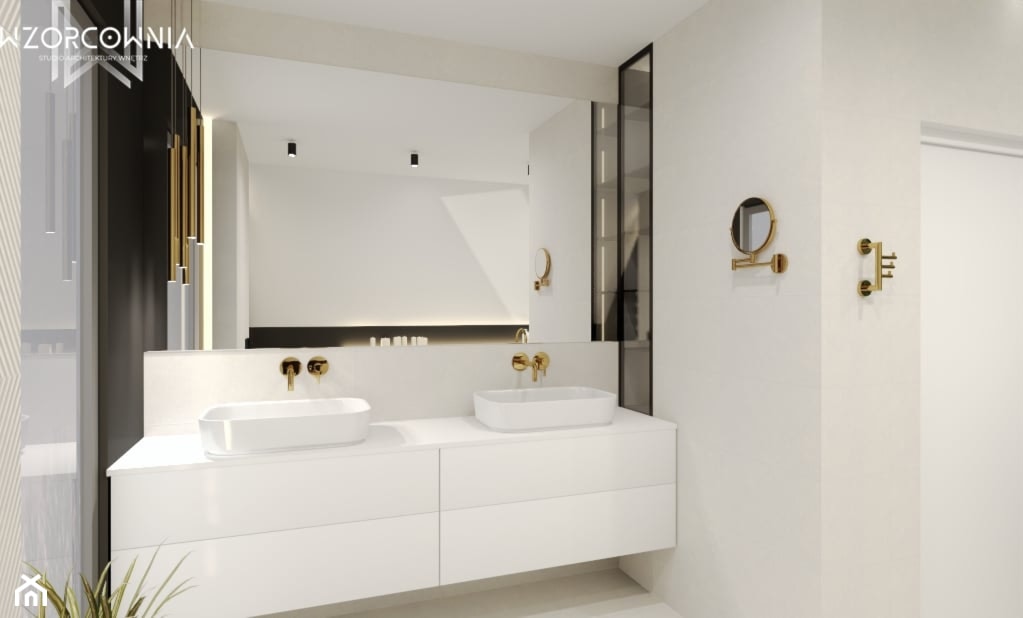 Odważna łazienka - zdjęcie od Wzorcownia Studio Architektury Wnętrz - Homebook