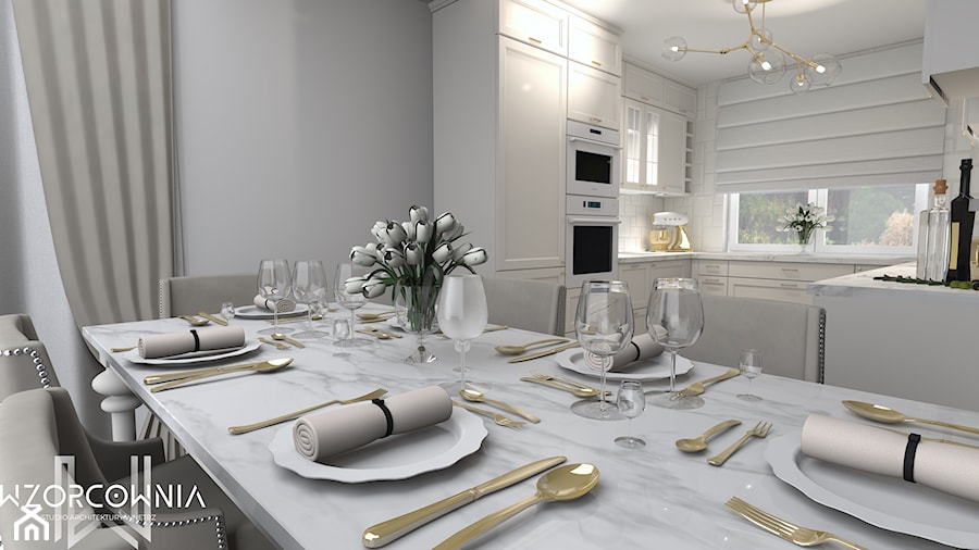 Kuchnia z klasą - zdjęcie od Wzorcownia Studio Architektury Wnętrz