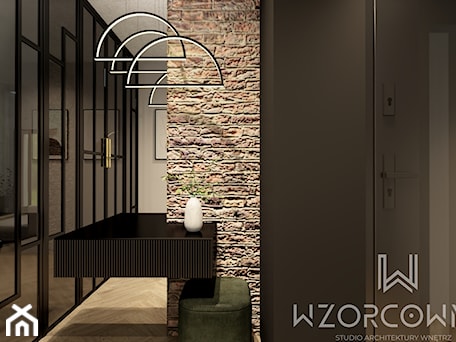 Aranżacje wnętrz - Hol / Przedpokój: Wiatrołap - Wzorcownia Studio Architektury Wnętrz. Przeglądaj, dodawaj i zapisuj najlepsze zdjęcia, pomysły i inspiracje designerskie. W bazie mamy już prawie milion fotografii!