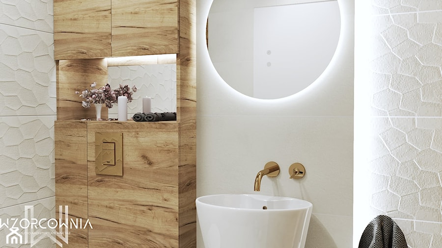 WC w drewnie - zdjęcie od Wzorcownia Studio Architektury Wnętrz