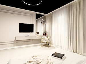 Jasna sypialnia - zdjęcie od Wzorcownia Studio Architektury Wnętrz