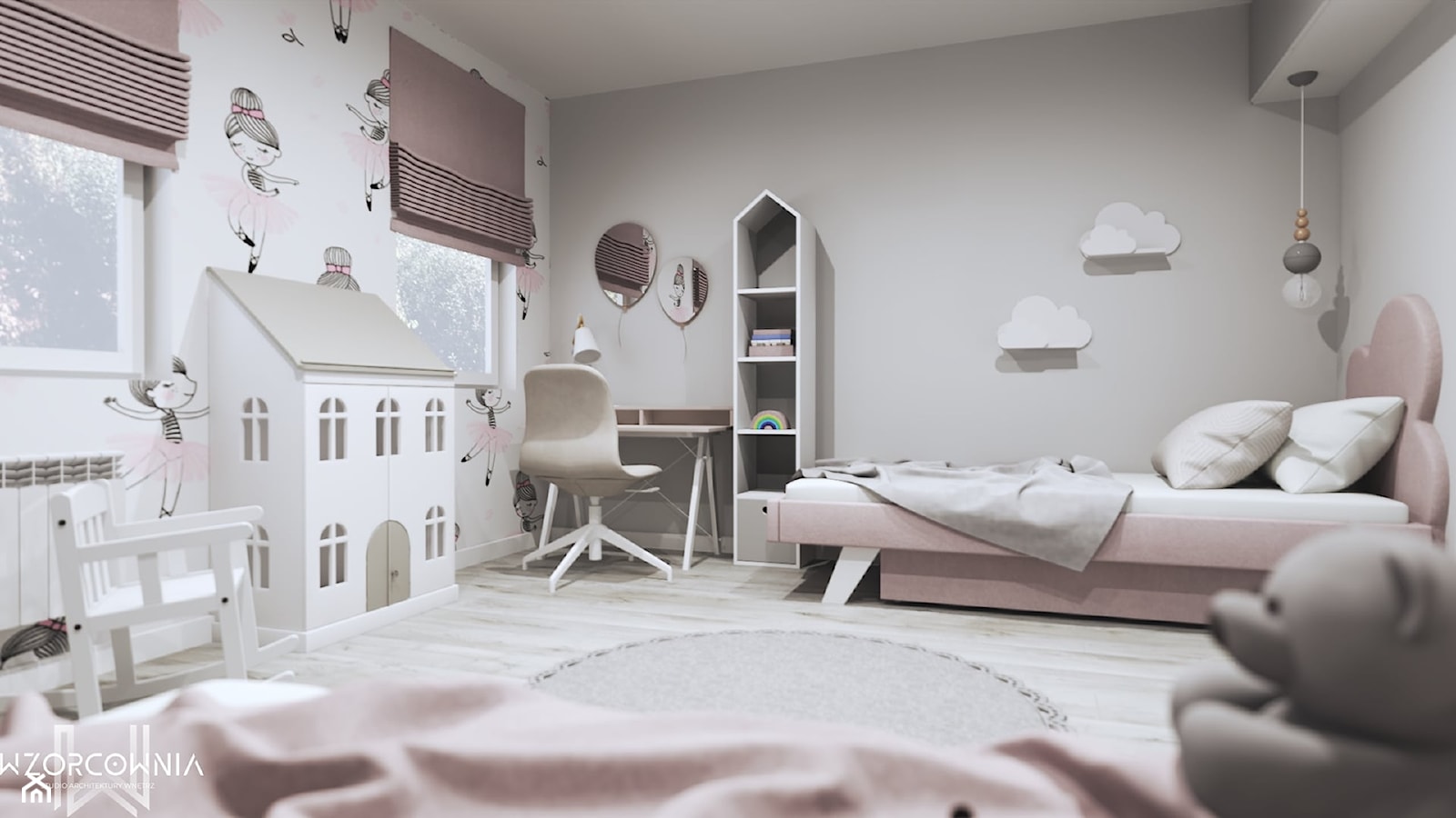 Pokój dziewczynek - zdjęcie od Wzorcownia Studio Architektury Wnętrz - Homebook