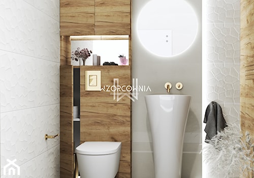 WC w drewnie - zdjęcie od Wzorcownia Studio Architektury Wnętrz