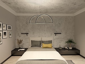 Loftowa sypialnia - zdjęcie od Wzorcownia Studio Architektury Wnętrz