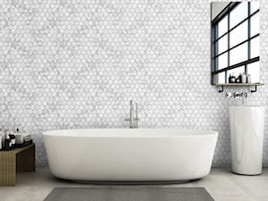 Aranżacje z mozaiką ceramiczną - Łazienka, styl minimalistyczny - zdjęcie od Raw Decor