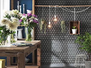 Mozaika nad blatem w kuchni - Kuchnia, styl nowoczesny - zdjęcie od Raw Decor