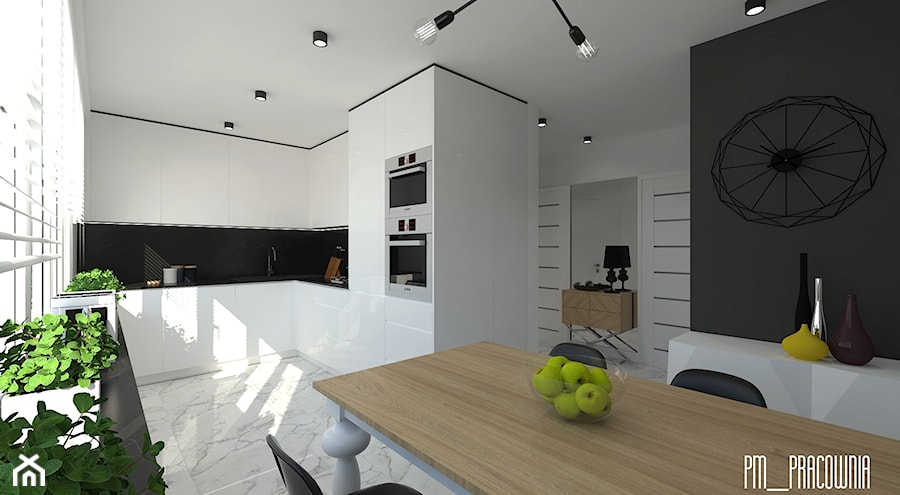 Mieszkanie w Siedlcach - Kuchnia, styl nowoczesny - zdjęcie od P&M_Pracownia