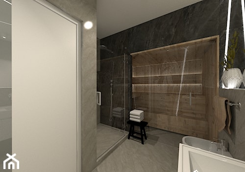 ANCHORIA MECHELINKI REGATOWA - Średnia bez okna z lustrem łazienka, styl nowoczesny - zdjęcie od MOCHO. studio