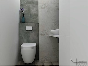 Na początku była łazienka - Mała łazienka, styl industrialny - zdjęcie od YOOKU PROJEKTANCI