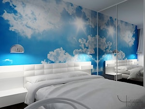 A może morze? - Średnia sypialnia, styl nowoczesny - zdjęcie od YOOKU PROJEKTANCI