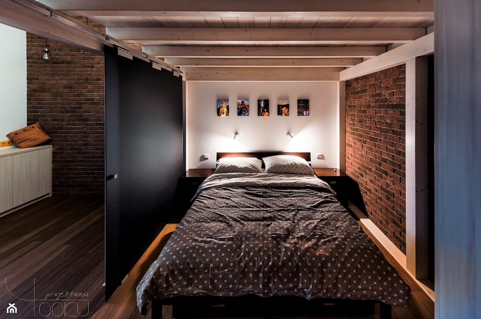 sypialnia pod antresolą - zdjęcie od YOOKU PROJEKTANCI - Homebook