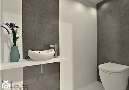 Dom w blasku - Mała bez okna łazienka, styl nowoczesny - zdjęcie od YOOKU PROJEKTANCI
