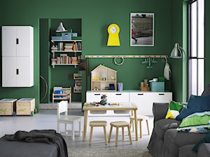Pokój dziecka IKEA - Duży zielony pokój dziecka dla dziecka dla chłopca - zdjęcie od IKEA